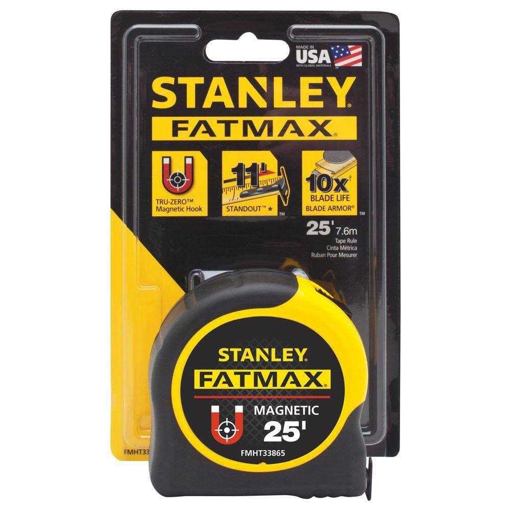 Stanley 25 ft. FatMax Magnetic Tape Measure - Cheap Fitting