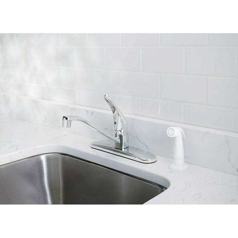 Oakbrook Essentials One Handle Chrome Kitchen Faucet - Cheap Fitting