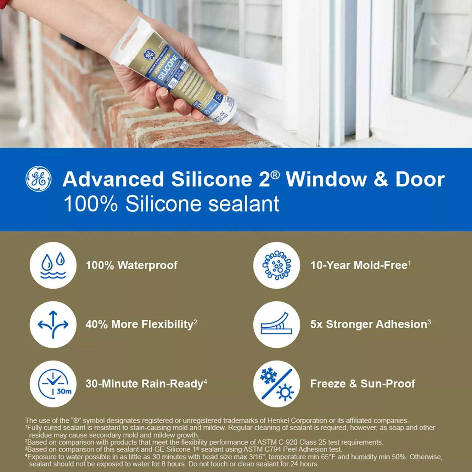 GE Silicone Window Door - Cheap Fitting