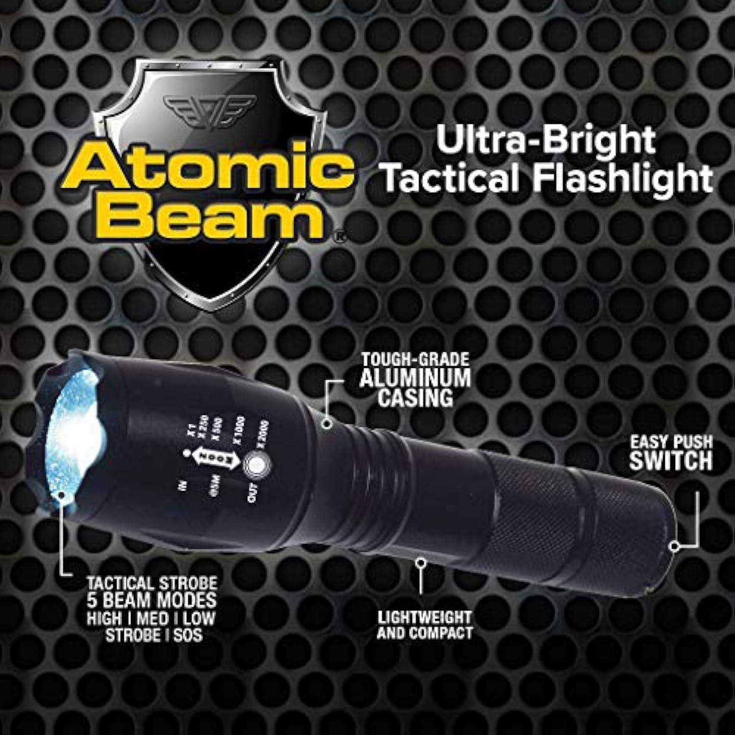 Atomic Beam Tactical Flashlight - Cheap Fitting