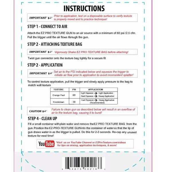 EZ-PRO Texture Gun - Cheap Fitting