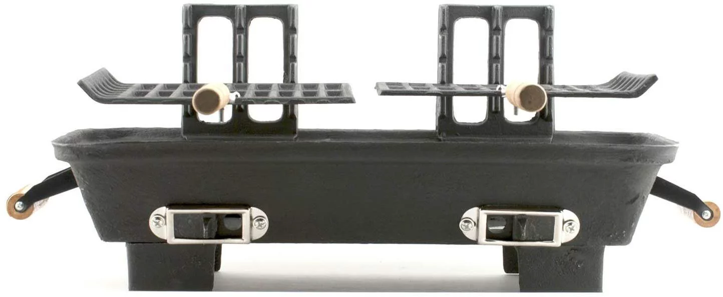 Marsh Allen 30052AMZ Kay Home Product's Cast Iron Hibachi Charcoal Grill, 10 by 18-Inch - Cheap Fitting