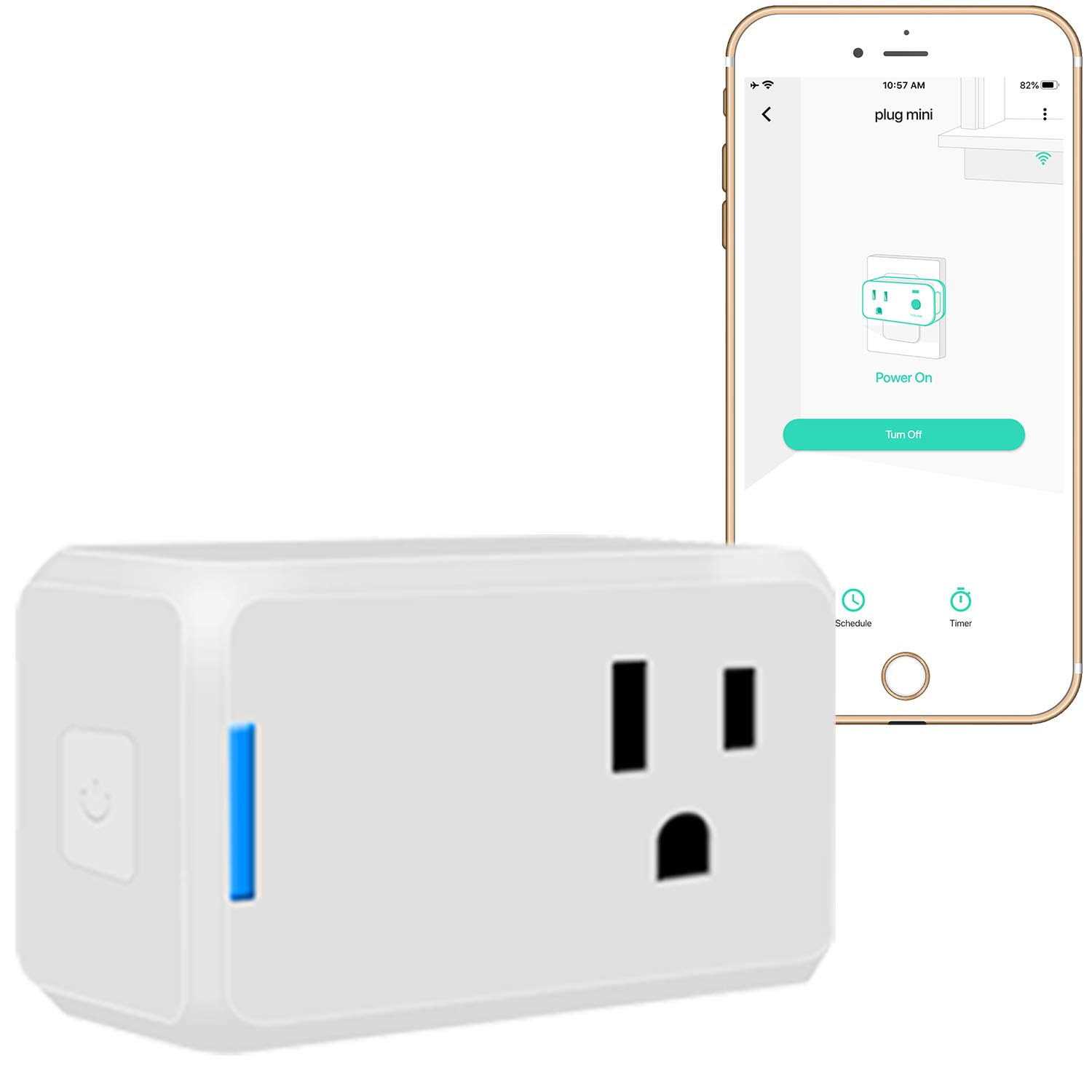 Yolink 1/4 Mile World’s Longest Range Smart Home Plug Mini Outlet with App Remote Control - Cheap Fitting