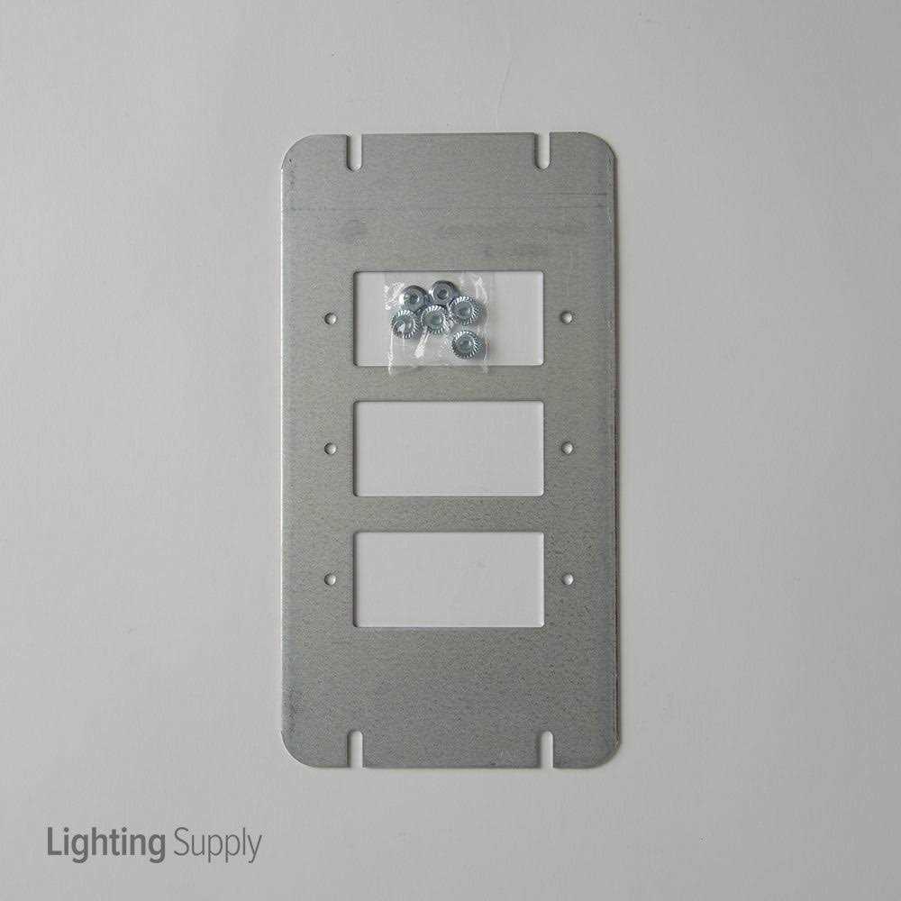 Garvin Industries Garvin GBGFI-3 Decorative/GFCI 3-Gang Multi-Gang Box Cover - Cheap Fitting