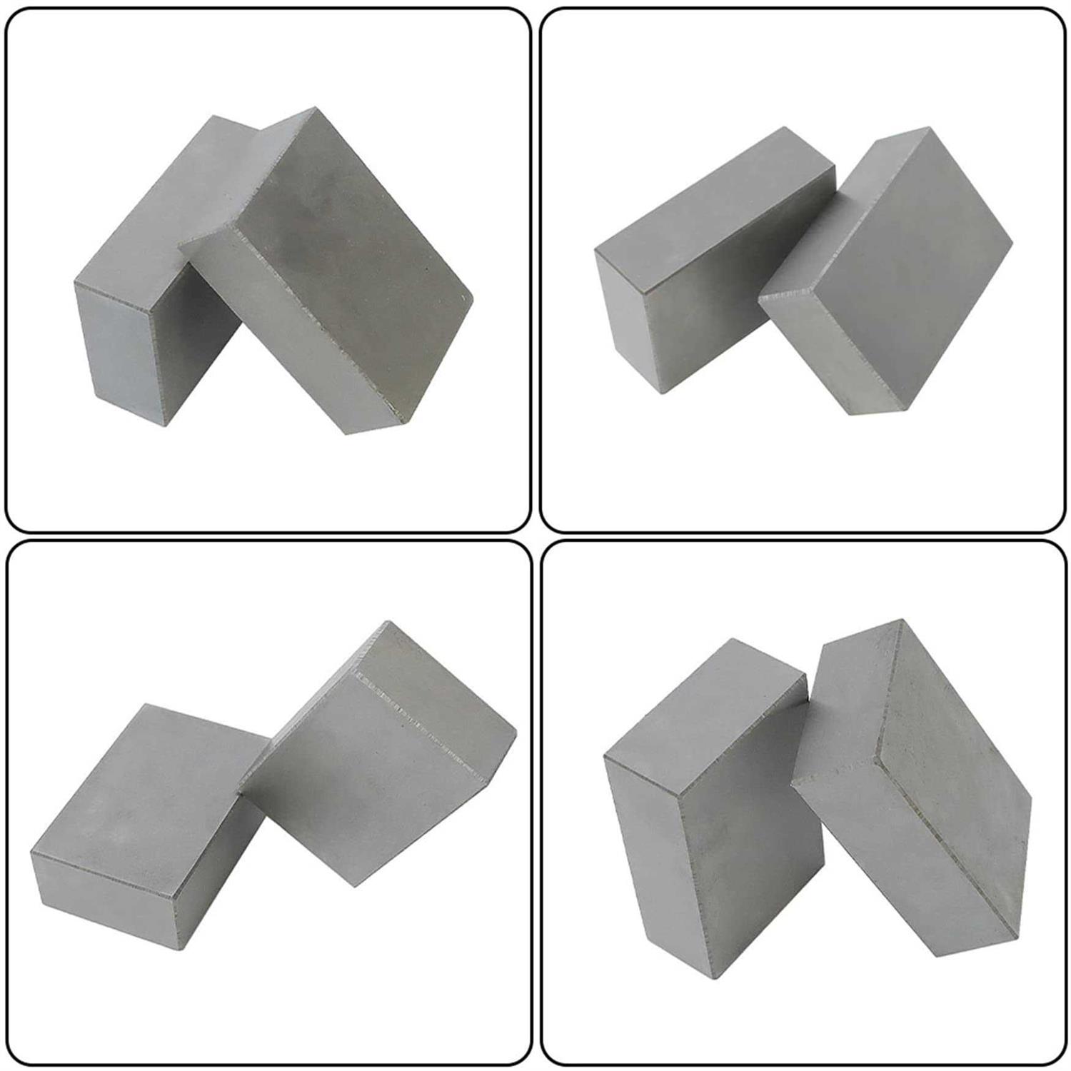 New 1 x 2 x 3 Inch Blocks No Holes Matched Pair Hardened Steel Plain 123 Set Precision Machinist Milling - Cheap Fitting