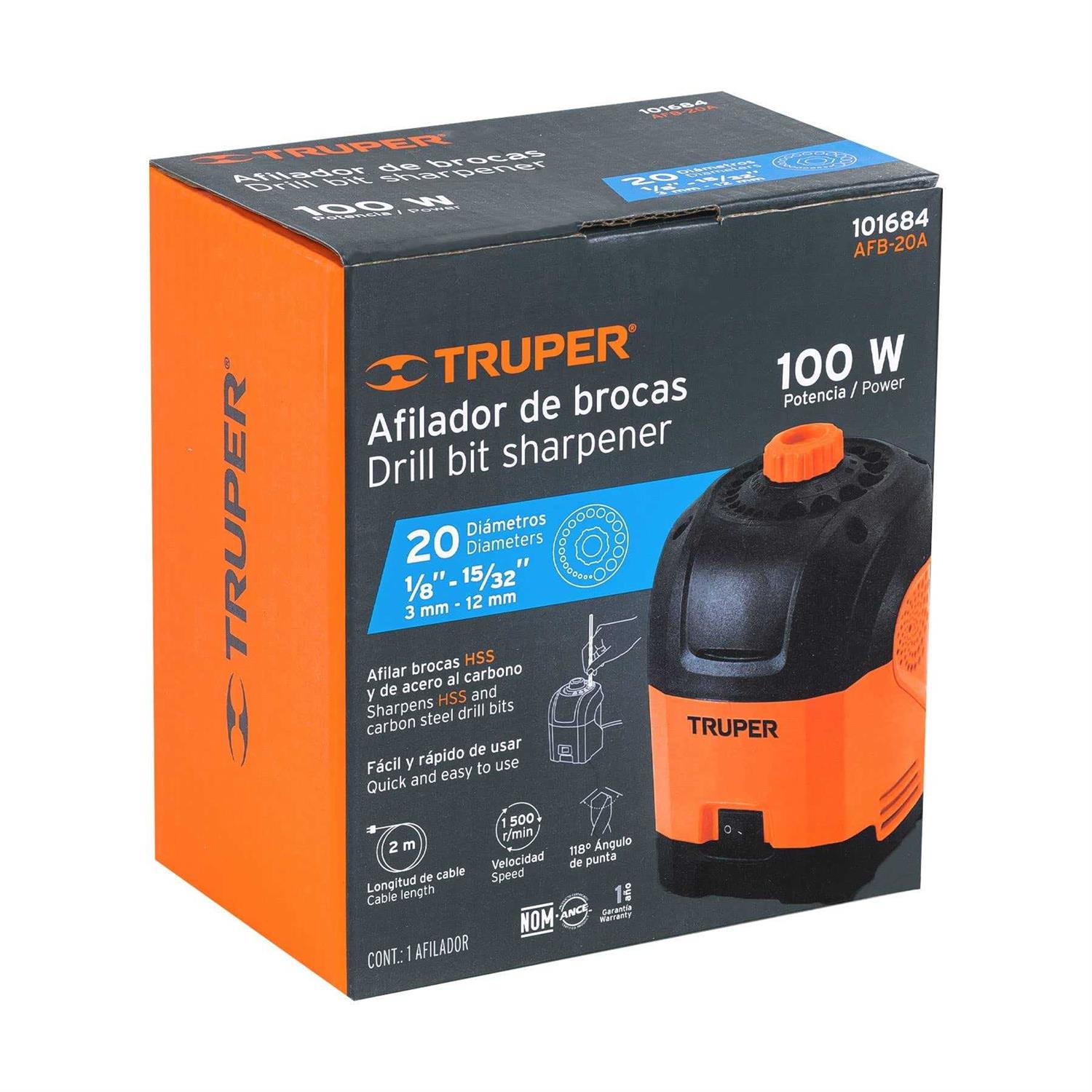 Truper AFB-20A 118 Electric Drill Bit Sharpener - Cheap Fitting