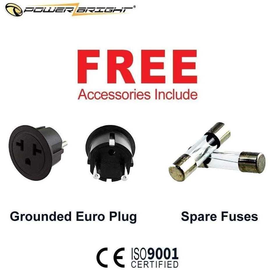 Power Bright 200W Step Up / Down Voltage Transformer VC200W - Cheap Fitting