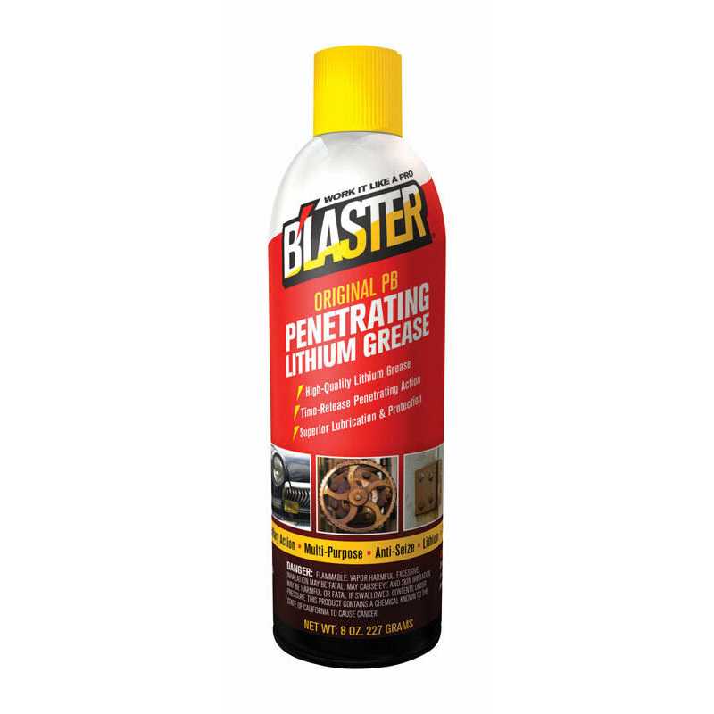 Blaster Original PB Lithium Grease 8 oz GR-8A-PB - Cheap Fitting