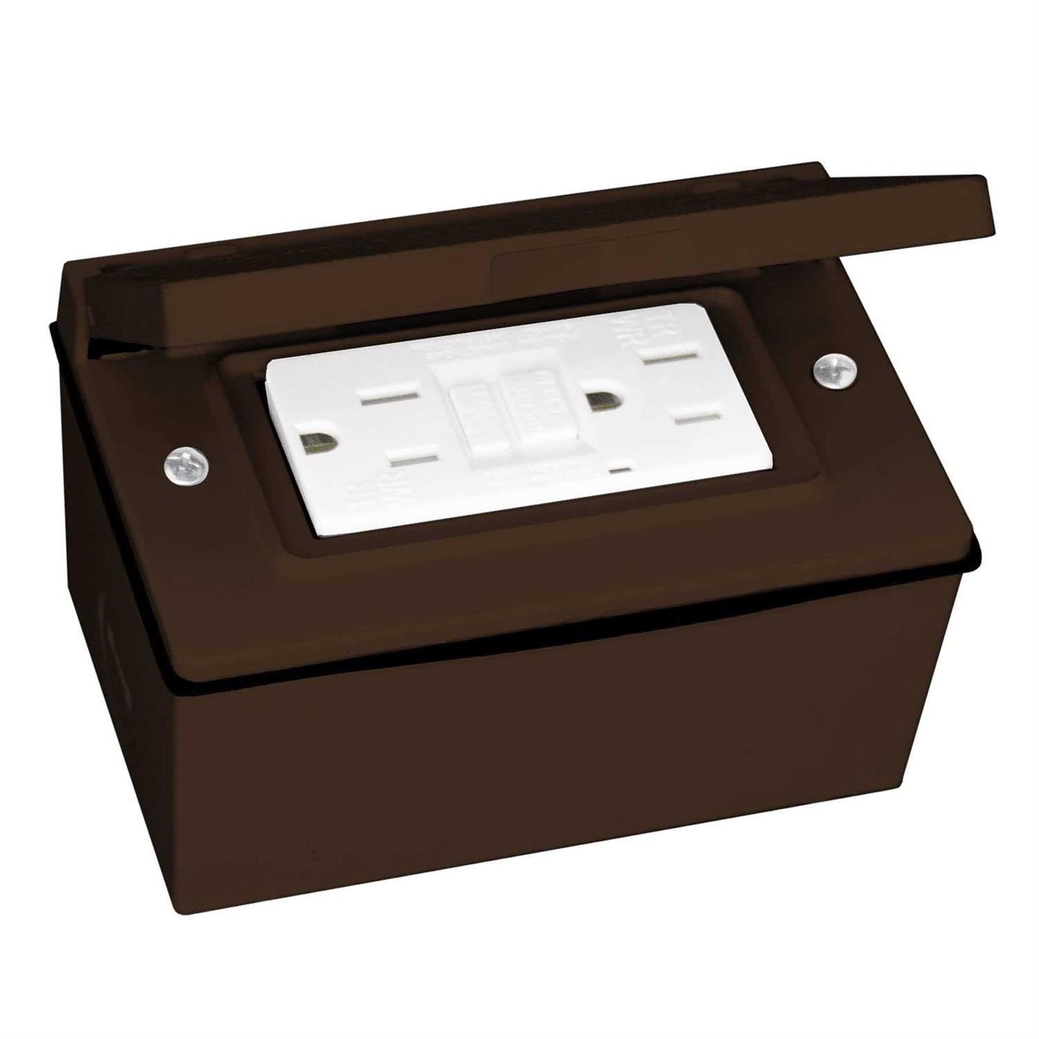 Sigma 14249BR Bronze 1 Gang Horizontal GFCI Cover - Cheap Fitting