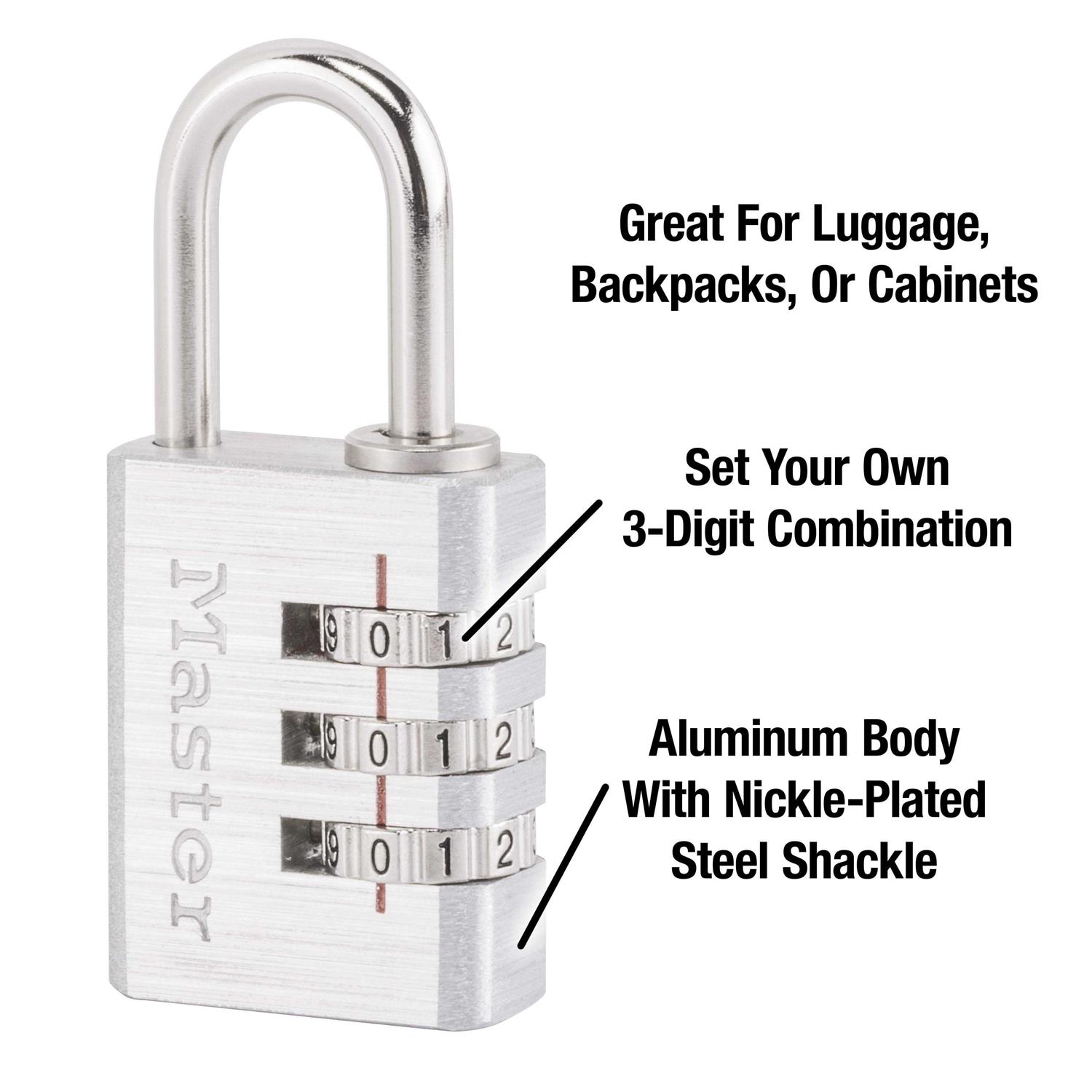Master Lock 630D 1-1/8 Luggage Comb Lock - Cheap Fitting