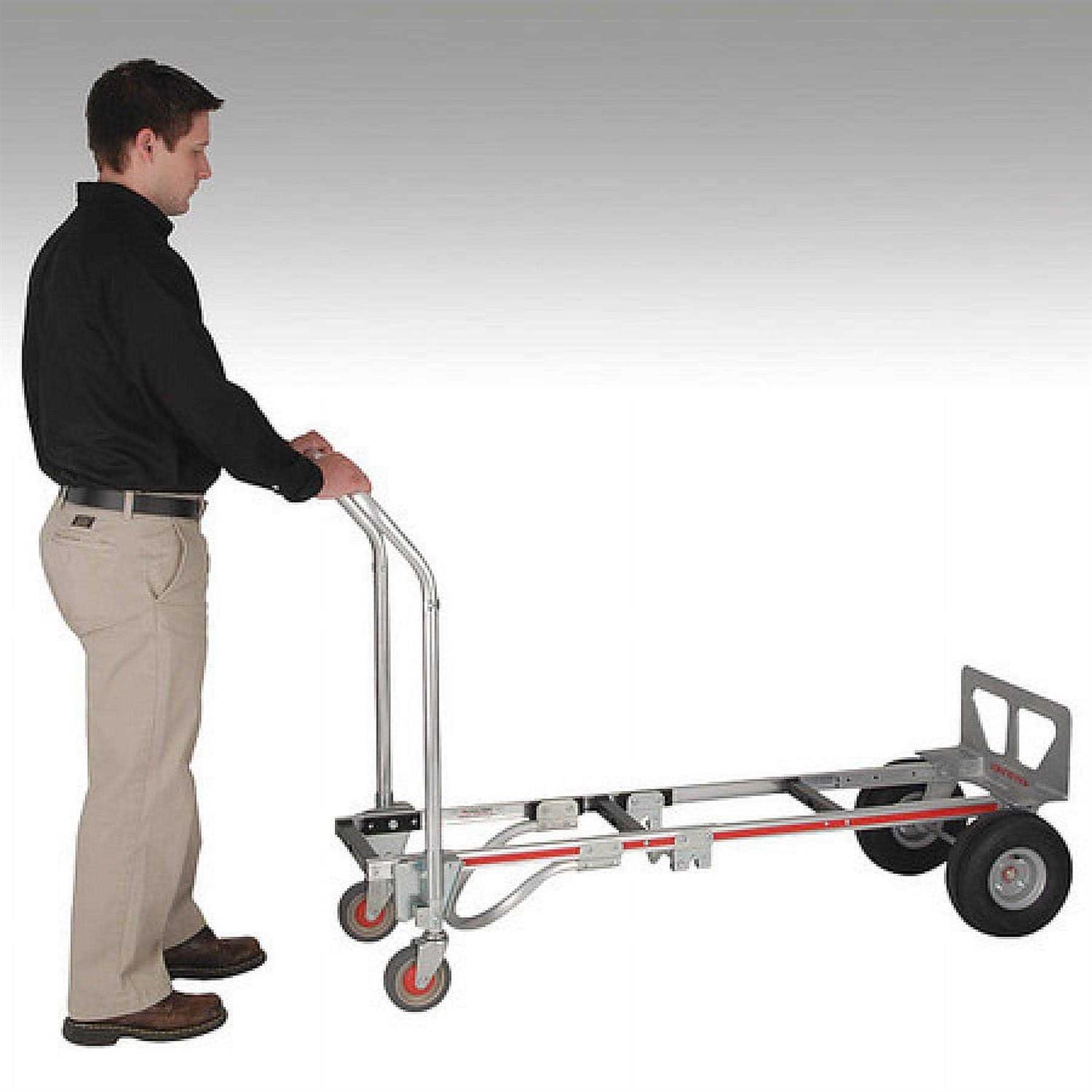 Magliner GMK81UA4 500 lbs Pneumatic Wheels Gemini Senior Convertible Hand Truck - Cheap Fitting