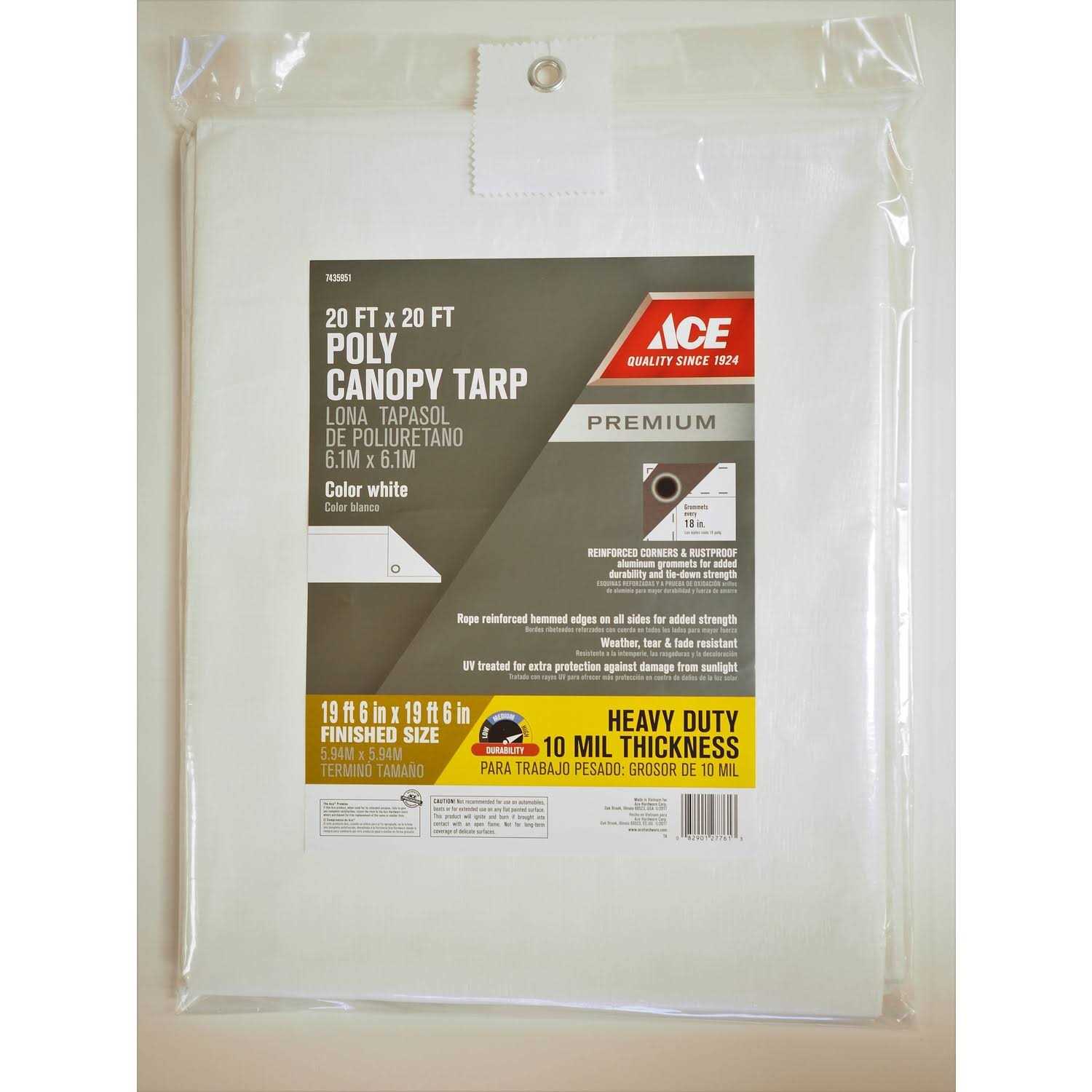 Ace CNPY Tarp HD Wht - Cheap Fitting