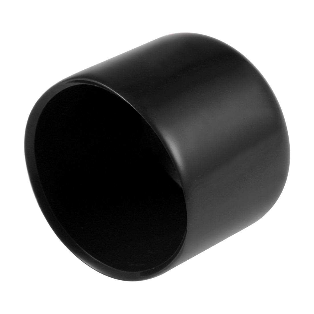 Uxcell Rubber End Caps ID Vinyl Round End Cap Cover Screw Thread Protectors Black - Cheap Fitting