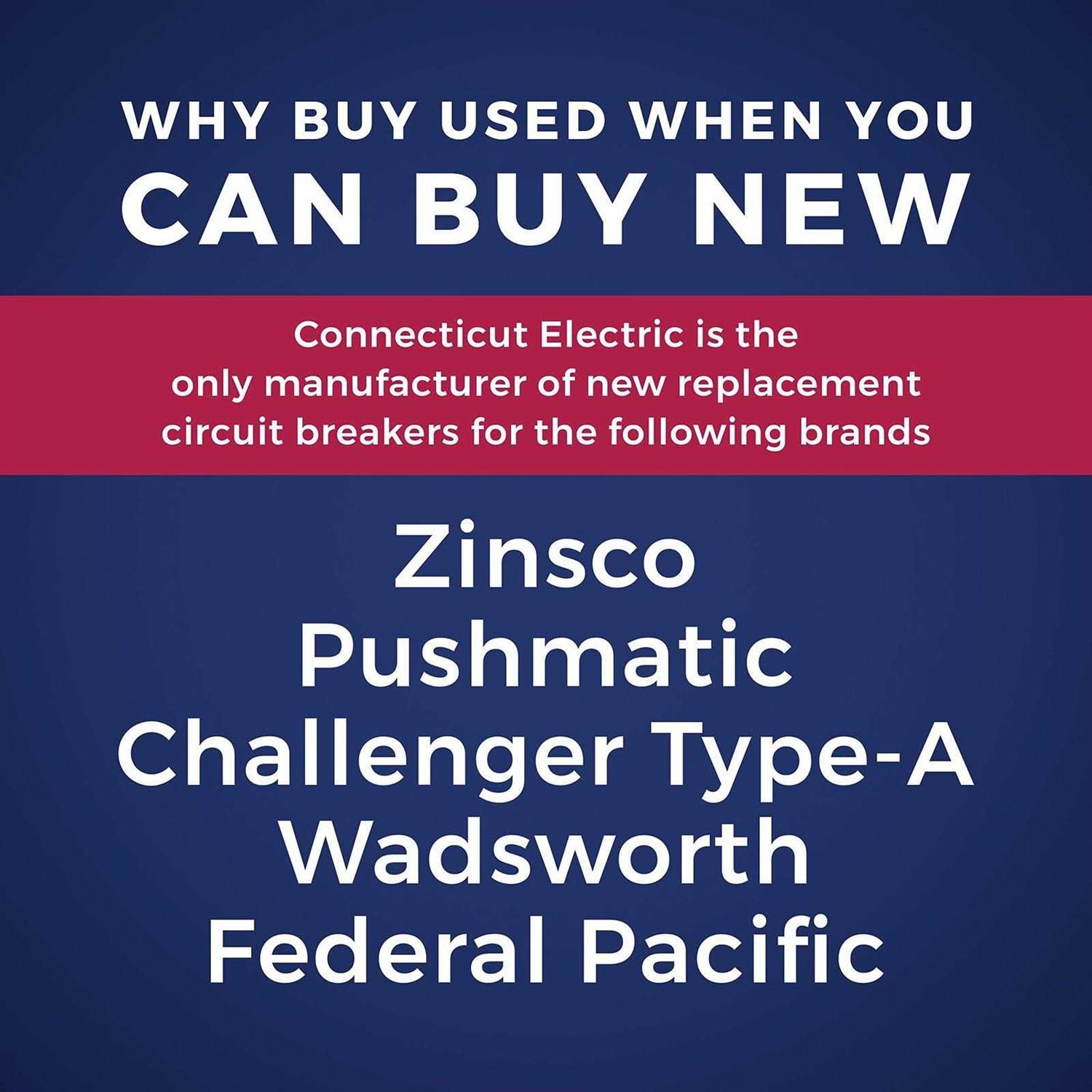 Zinsco UBIZ250 2 Pole Circuit Breaker - Cheap Fitting