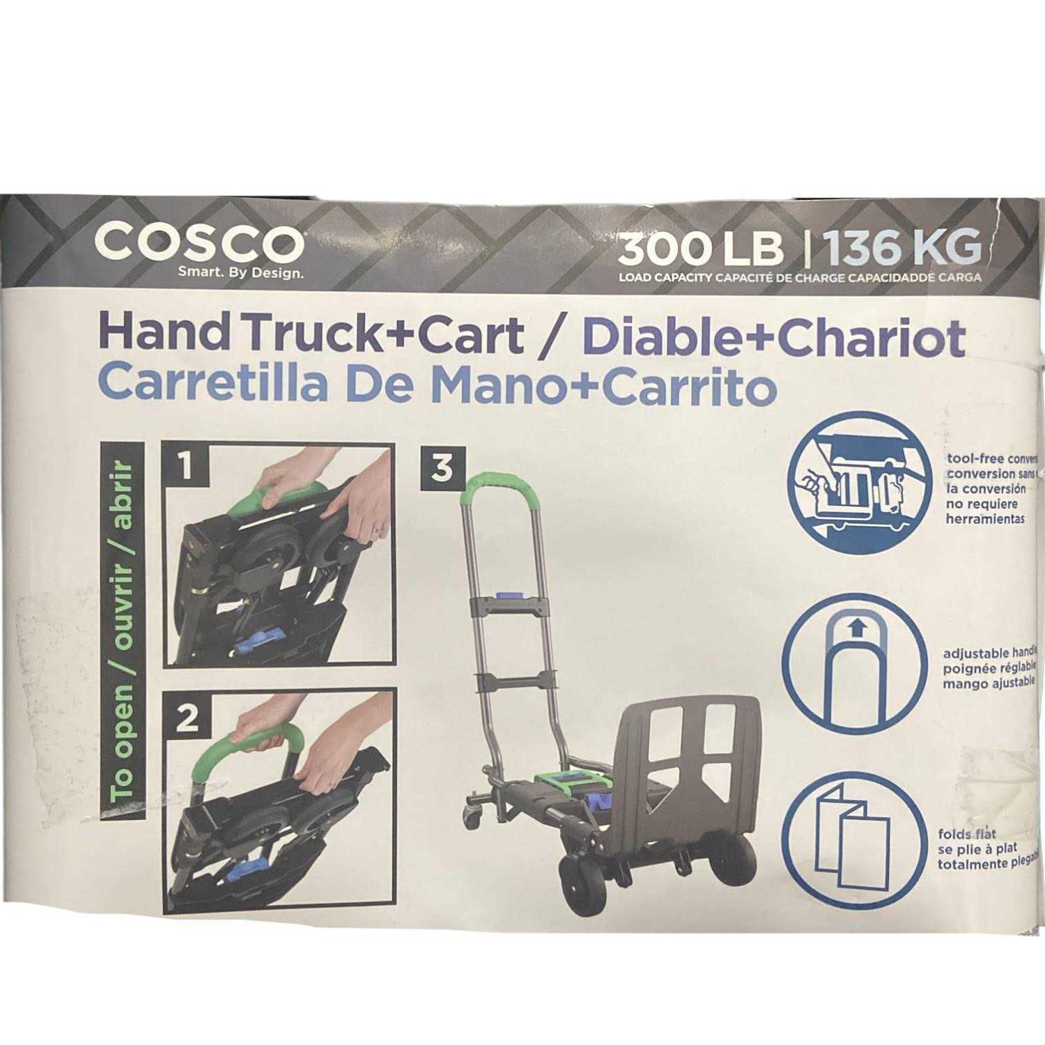 Cosco Folding 2-in-1 Hand Truck - Cheap Fitting