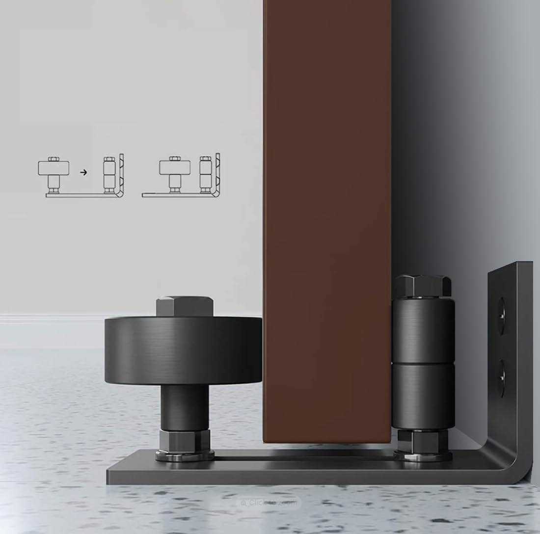 Paneled Wood Unfinished Double Barn Door with Installation Hardware Kit S&Z TOPHAND - Cheap Fitting