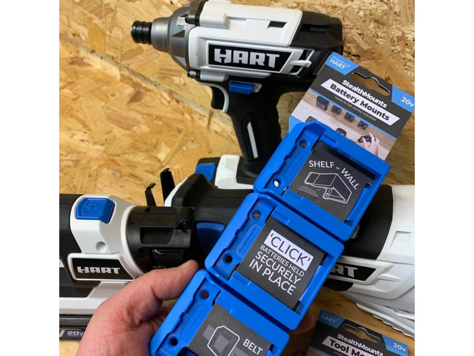 Stealthmounts Blue Hart Tool & Battery Mount Bundle - Cheap Fitting