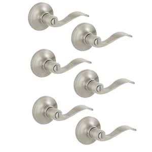 ESSENTIALS by Schlage Millstreet Satin Nickel Passage Hall/Closet Door Handle - Cheap Fitting