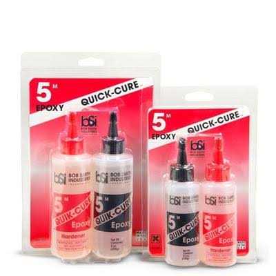 Bob Smith Industries Quik-Cure 5 Minute Epoxy - Cheap Fitting