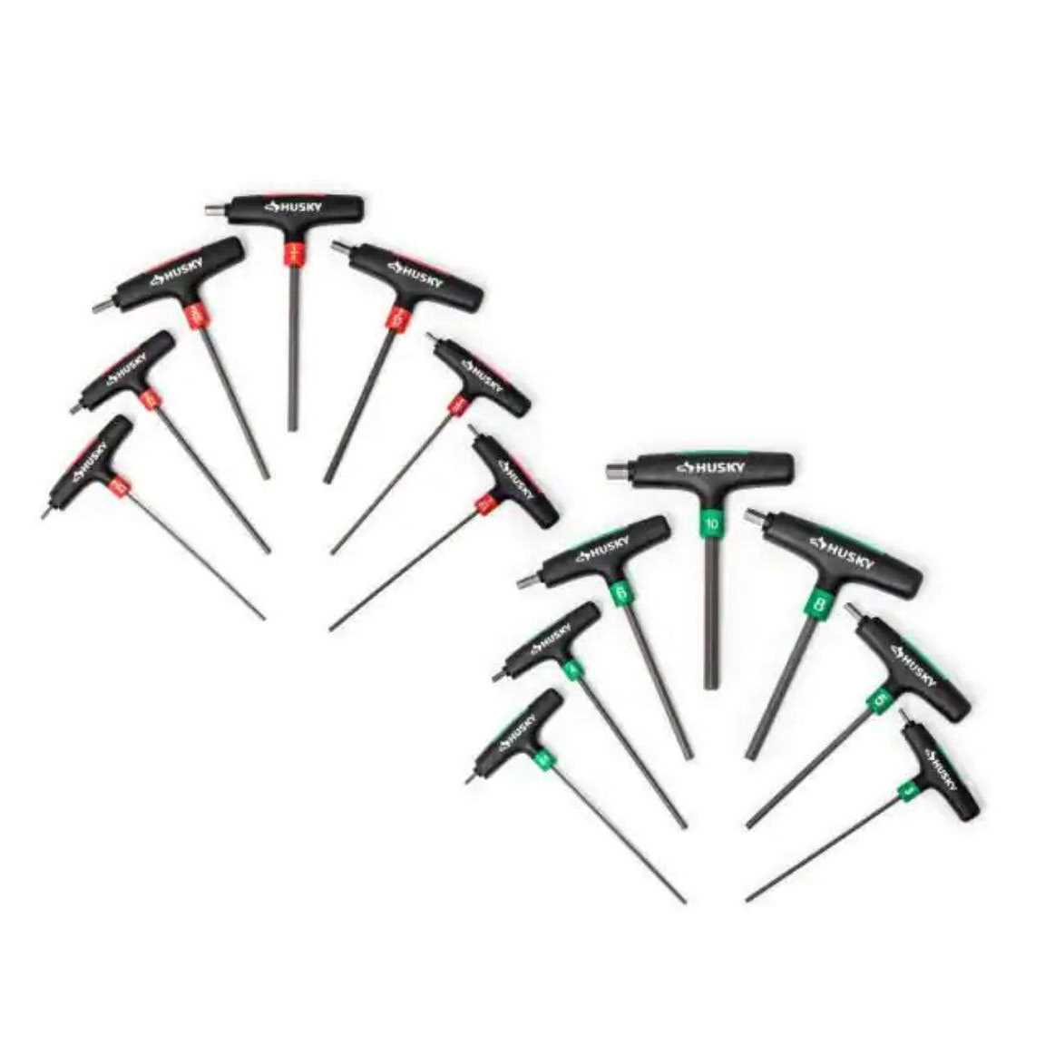 Husky 14-Piece T-Handle SAE & MM Hex Key Set HTHKSM14PCN - Cheap Fitting