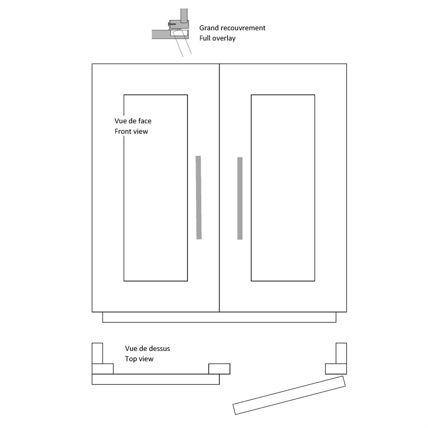 Blum Naturals Self-Closing Concealed Cabinet Hinge - Cheap Fitting