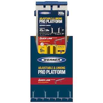 Werner Aluminum Adjustable Work Platform AP-2030L-MP2 - Cheap Fitting