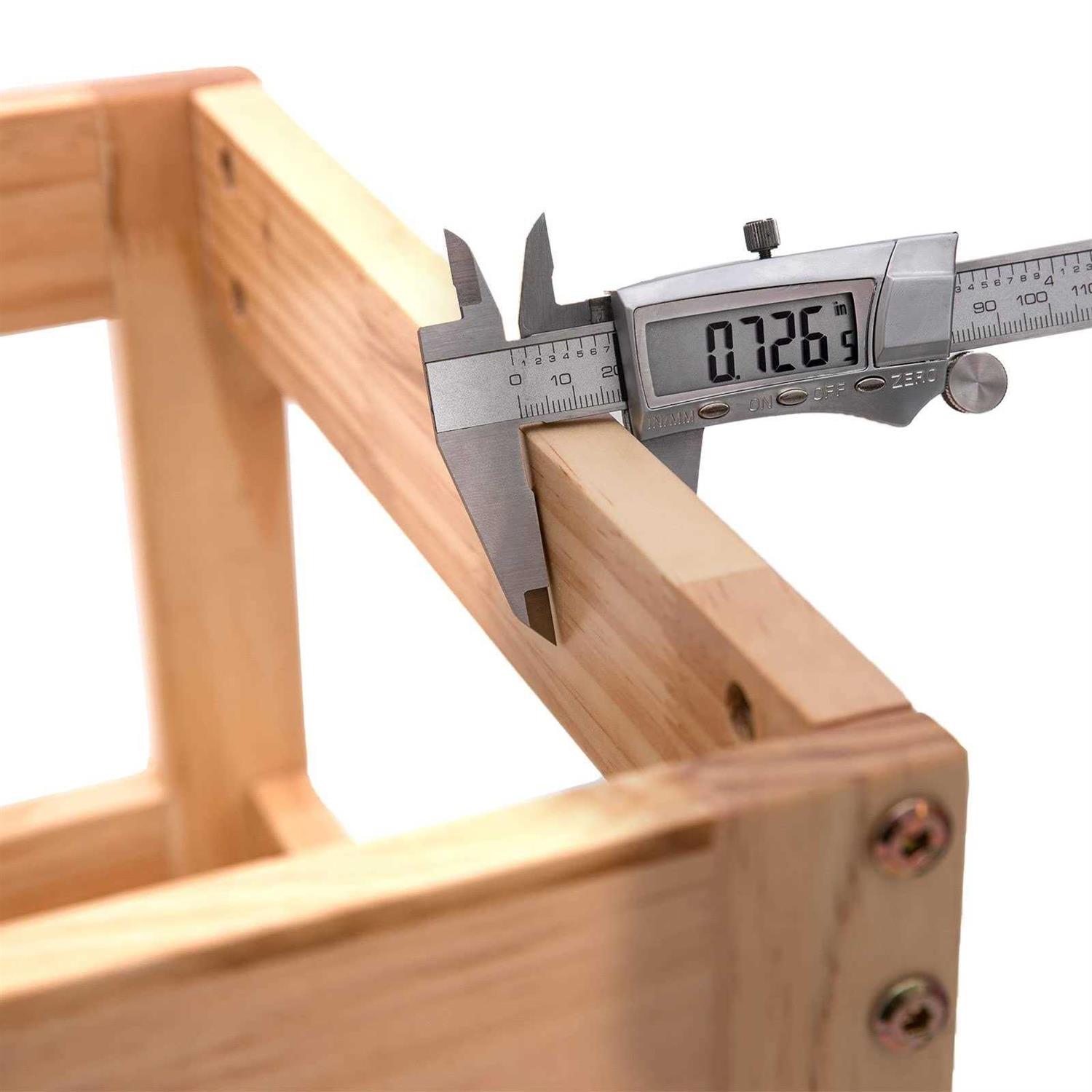 Wiifo Kids Kitchen Step Stool for Kids with Safety Rail,Solid Wood Construction Toddler Learning Stool - Cheap Fitting