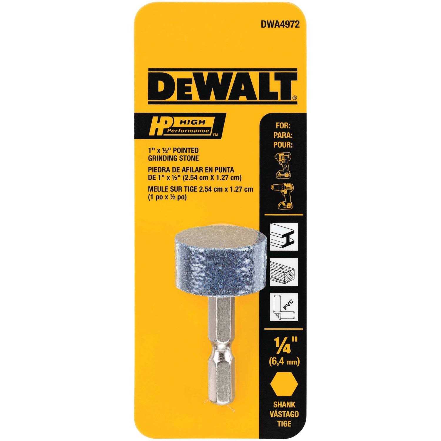 Dewalt DWA4972 1 x 1/2 HP Grinding Point - Cheap Fitting
