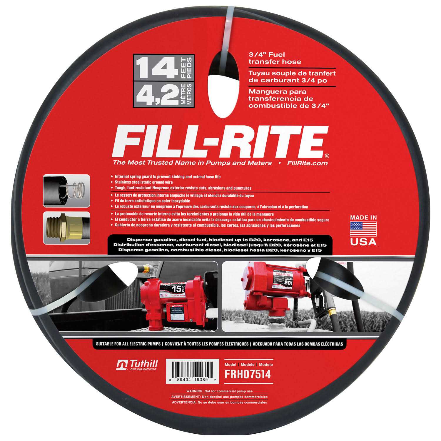 Fill-Rite Fuel Pump Hose - Cheap Fitting