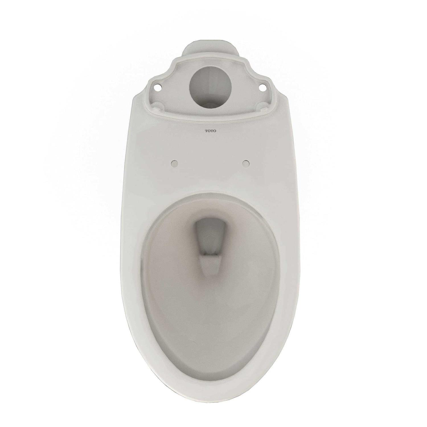 Toto Drake Elongated Universal Height Tornado Flush Toilet Bowl with Cefiontect C776CEFG# - Cheap Fitting