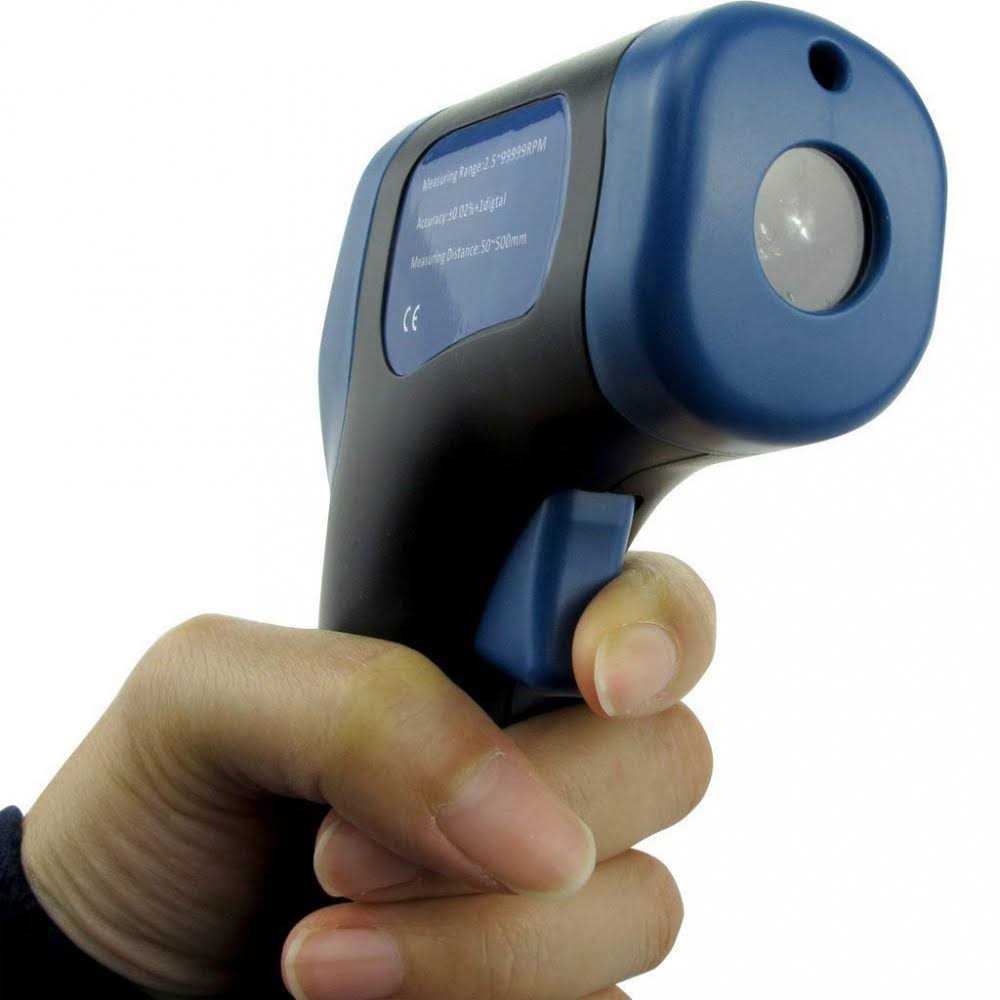 Handheld Digital Laser Tachometer Non-Contact RPM Meter Motor Speed Gauge Gun Measuring Range - Cheap Fitting