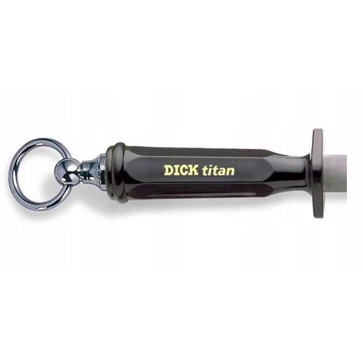 F. Dick Titan 12 in. Oval Standard Cut Steel with Black Handle - Cheap Fitting