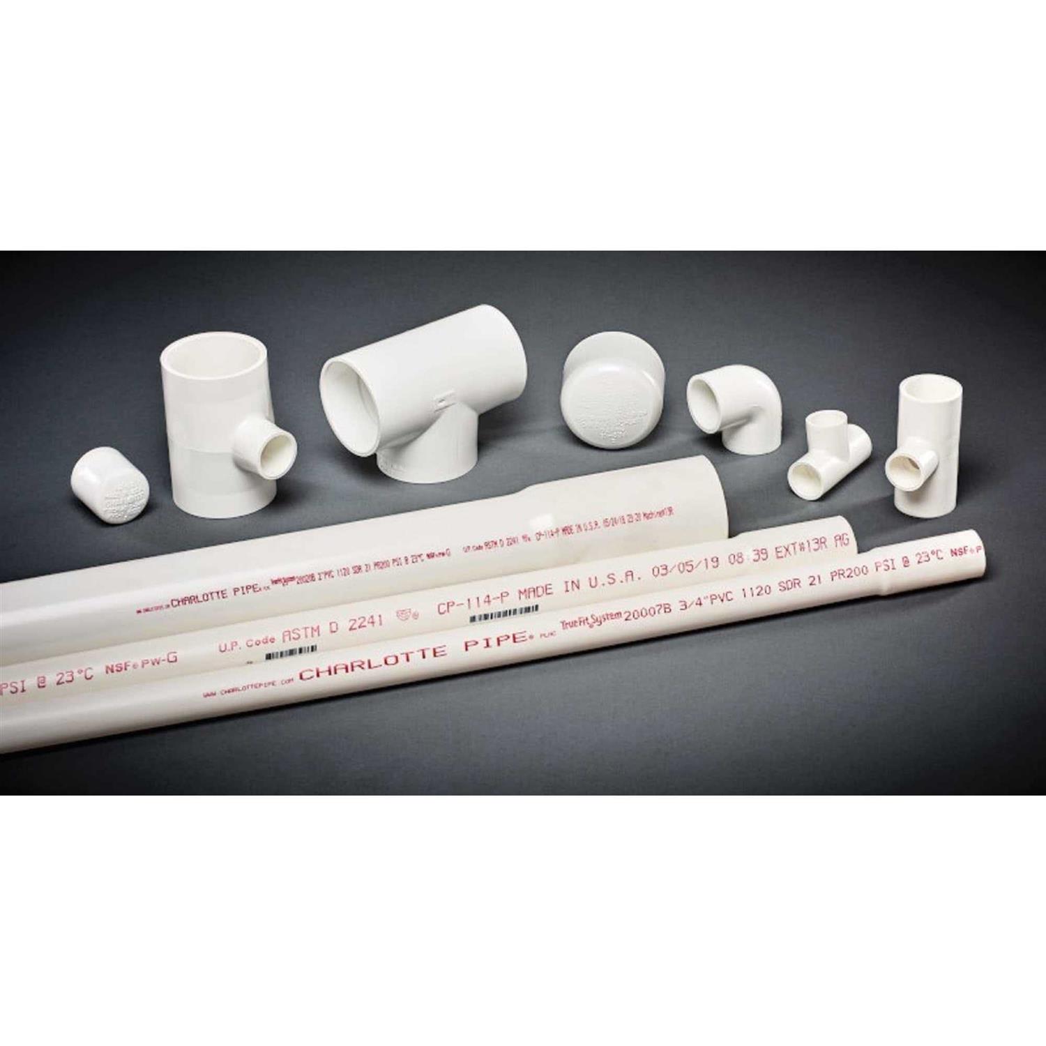 Charlotte Pipe 3/4-in 45-Degree Schedule 40 PVC Elbow - Cheap Fitting