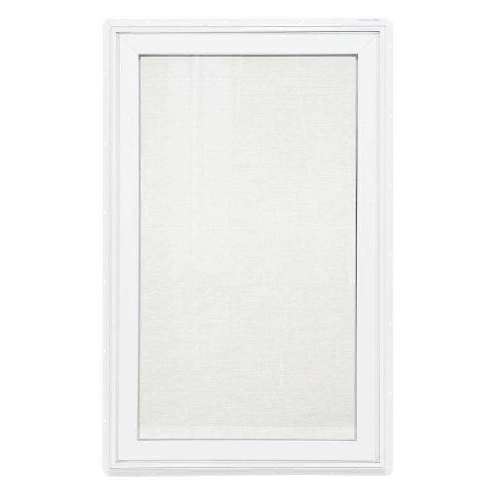 TAFCO WINDOWS 36 in. x 60 in. Right-Hand Vinyl Casement Window with Screen in White - Cheap Fitting