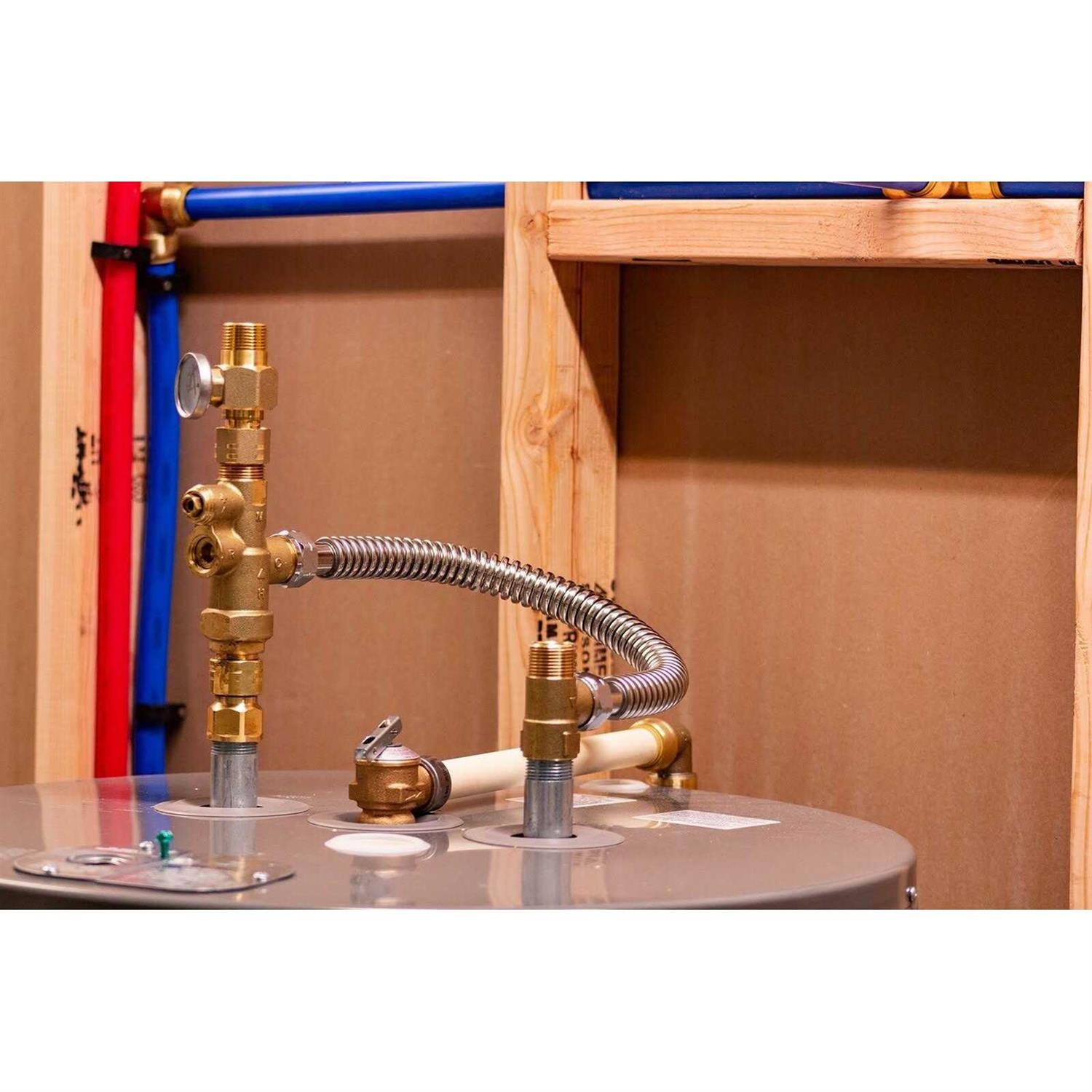 Cash Acme Thermostatic Mixing Valve Tank Booster Pro 24644 - Cheap Fitting