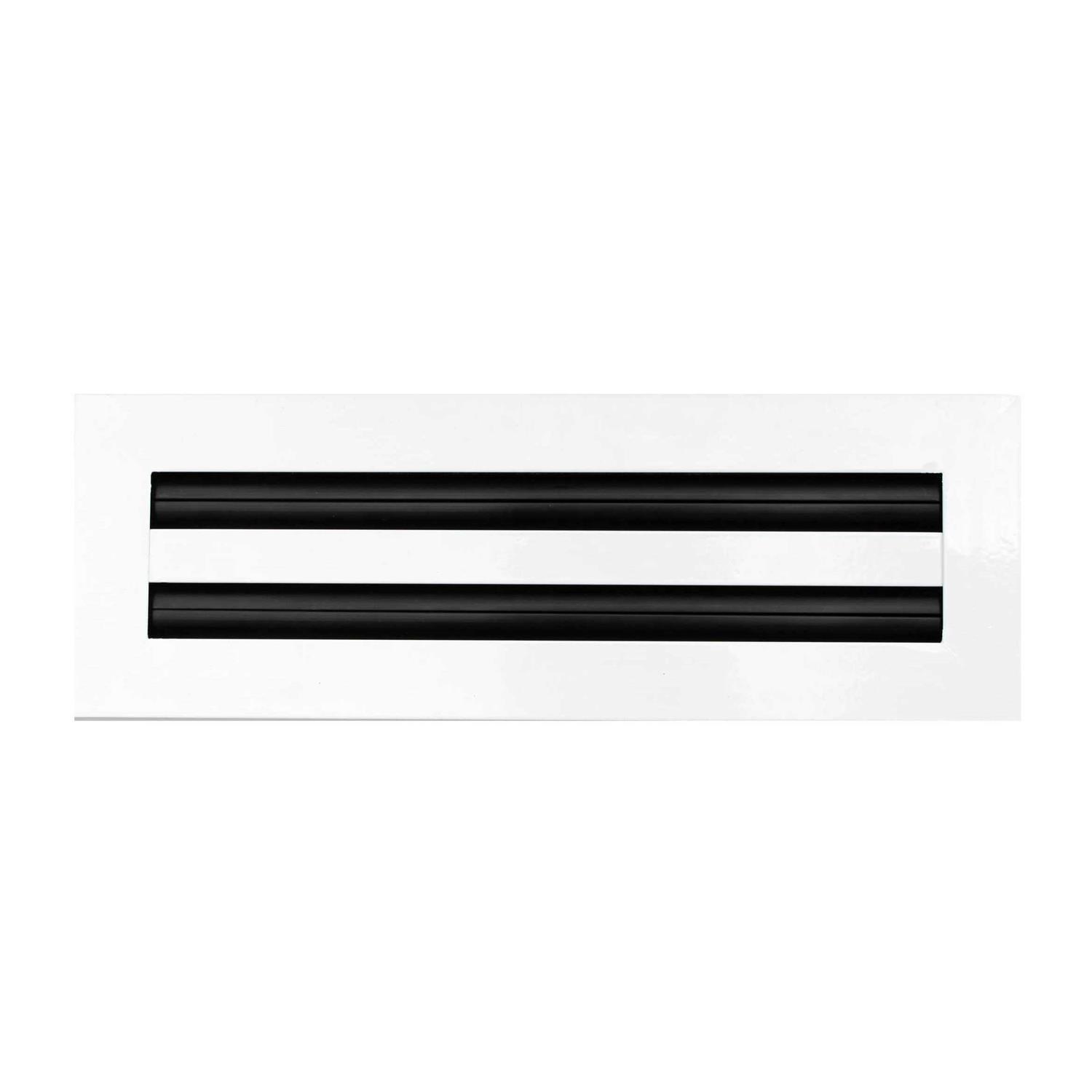 BUILDMART Linear Slot Diffuser Double Slot White Decorative Air Vent - Cheap Fitting
