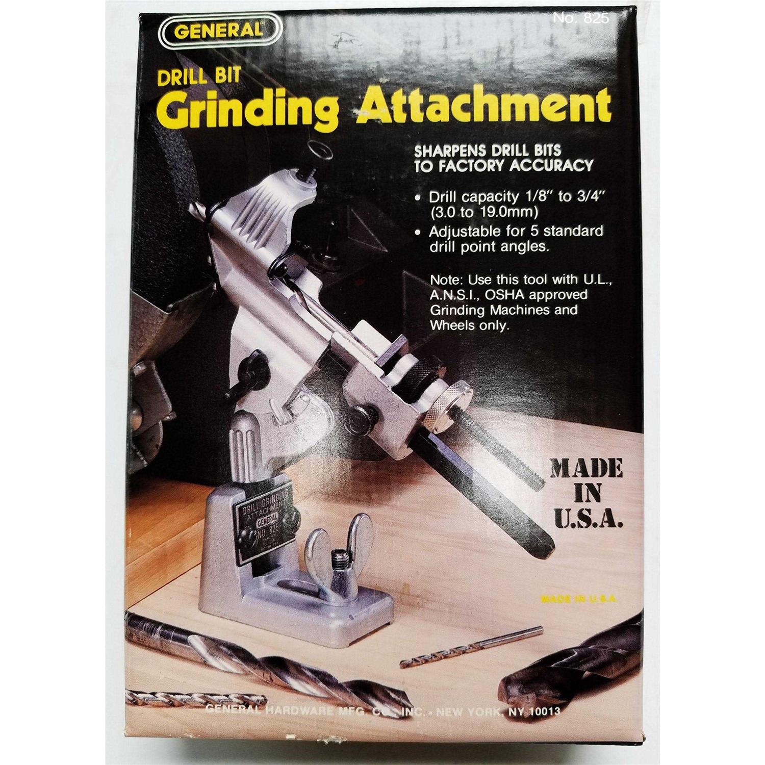General Tools 825 Drill Bit Grinding Attachment - Cheap Fitting