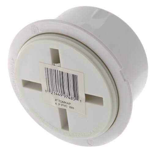 Rectorseal 97485 4-Inch PVC Tom-Kap Adapter and Plug - Cheap Fitting