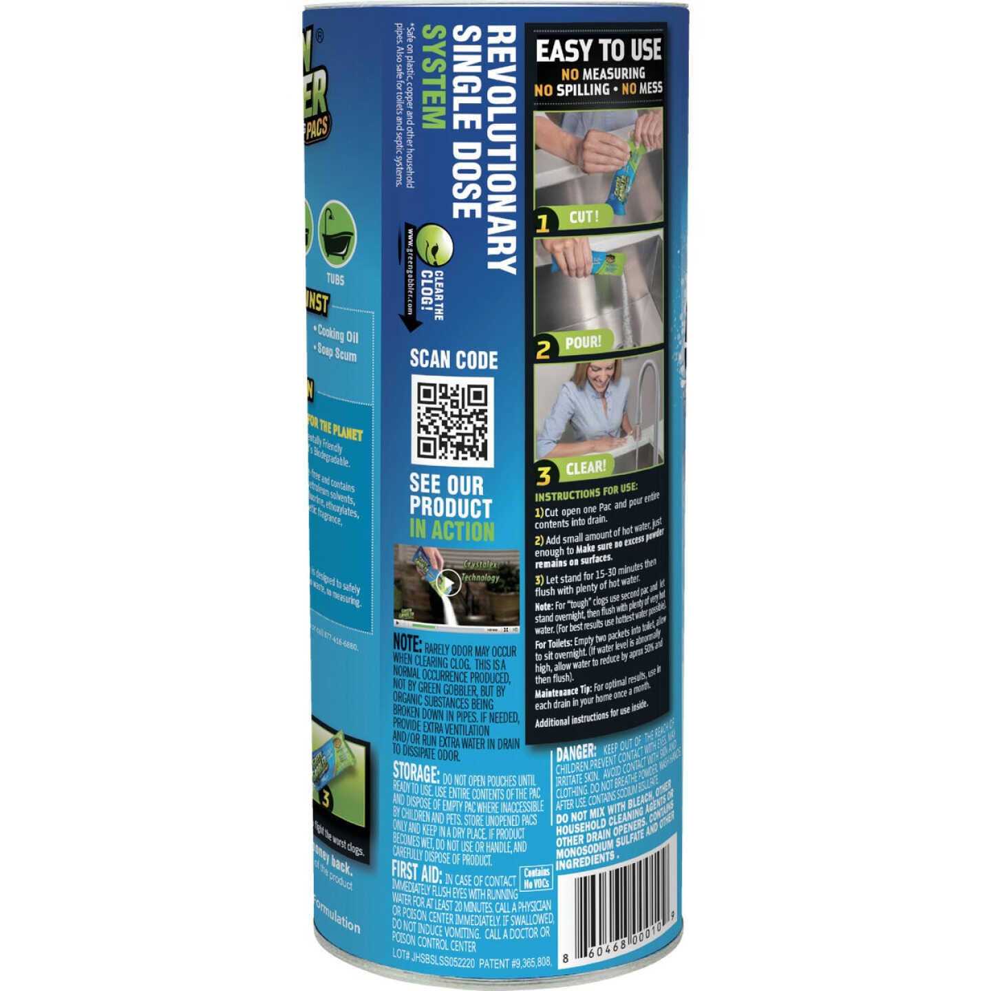 Green Gobbler Drain Opening Pacs - Cheap Fitting