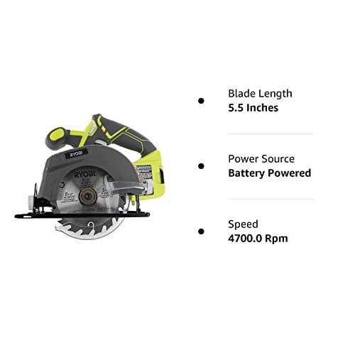 Circular Saw Ryobi One P505 18V Lithium Ion Cordless - Cheap Fitting