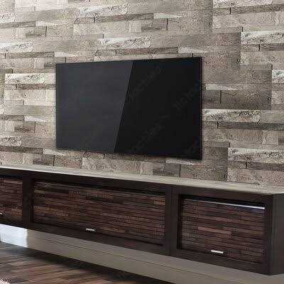 Tic Tac Tiles 4-Sheet Peel and Stick Self Adhesive Removable Stick on Kitchen Backsplash Bathroom 3D Wall Stone Tiles - Cheap Fitting