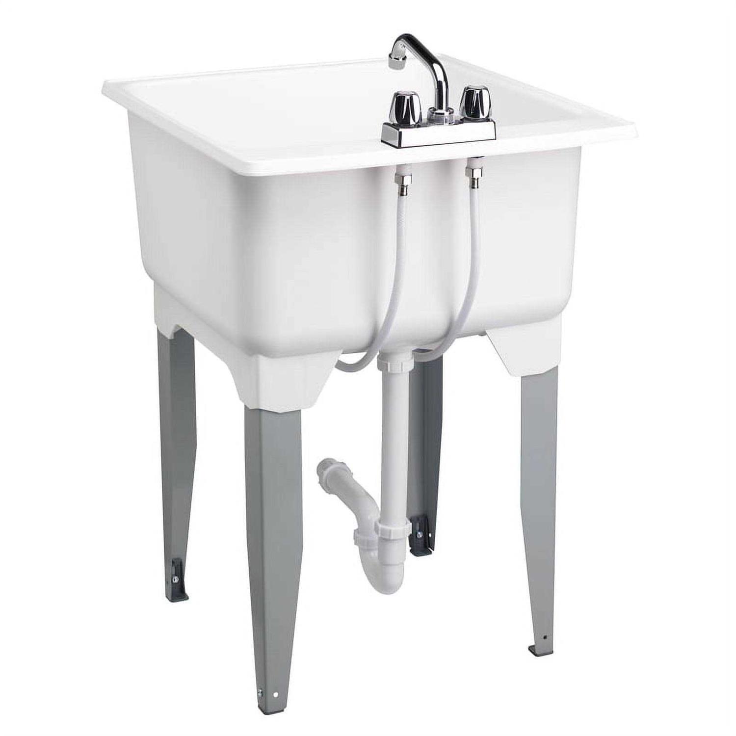 Utilatub Single Polypropylene Laundry Tub 14CP - Cheap Fitting