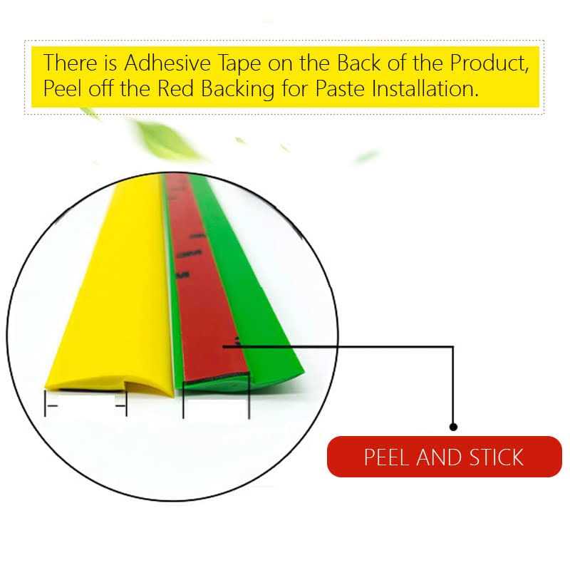DAILISEN 9.84ft Vinyl Self Adhesive Overlap Threshold Reducer,Flooring Tile Laminate Border Transition Strip,Flat Carpet Rug Edging Strips - Cheap Fitting