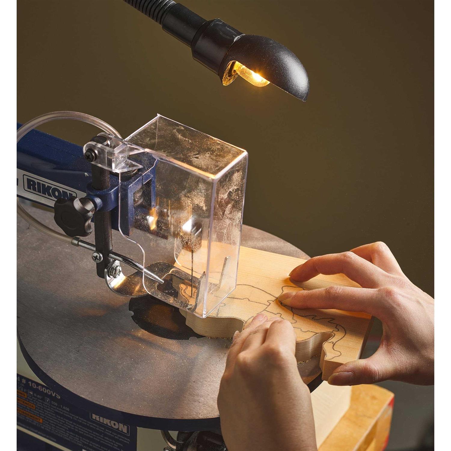 Rikon 16 Scroll Saw with Lamp 10-600VS - Cheap Fitting