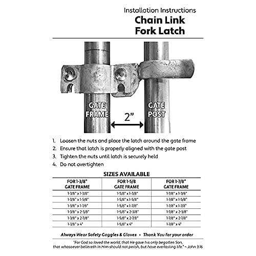 Chain Link Fence Gate Fork Latch Fence Gate Latch - Cheap Fitting