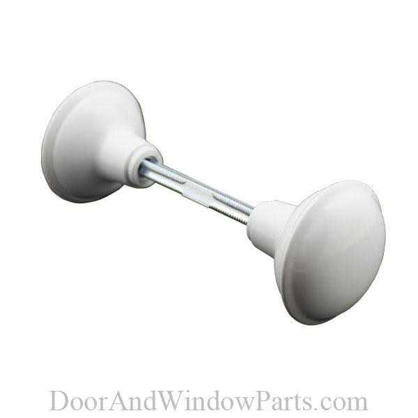 Prime-Line White Painted Spindle Knob Set - Cheap Fitting