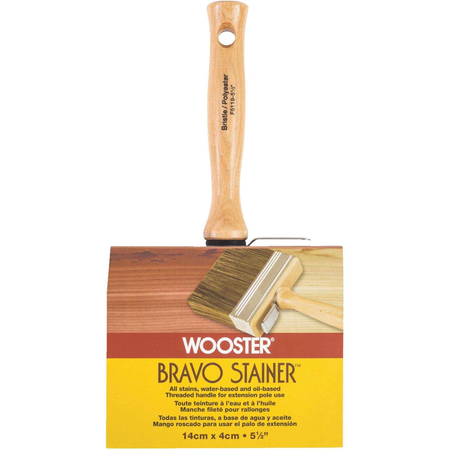Wooster Bravo Stainer Brush F5119-5 1/2 - Cheap Fitting