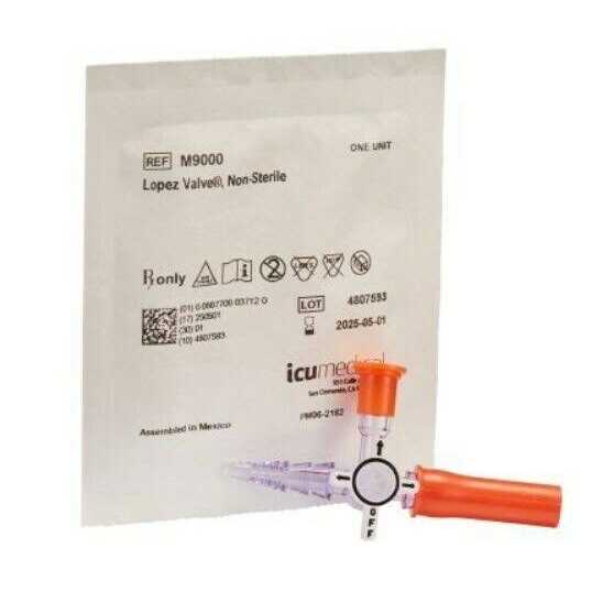 Icu Medical Inc Icum9000ea Lopez Valve Closed Enteral Tube Valve - Cheap Fitting