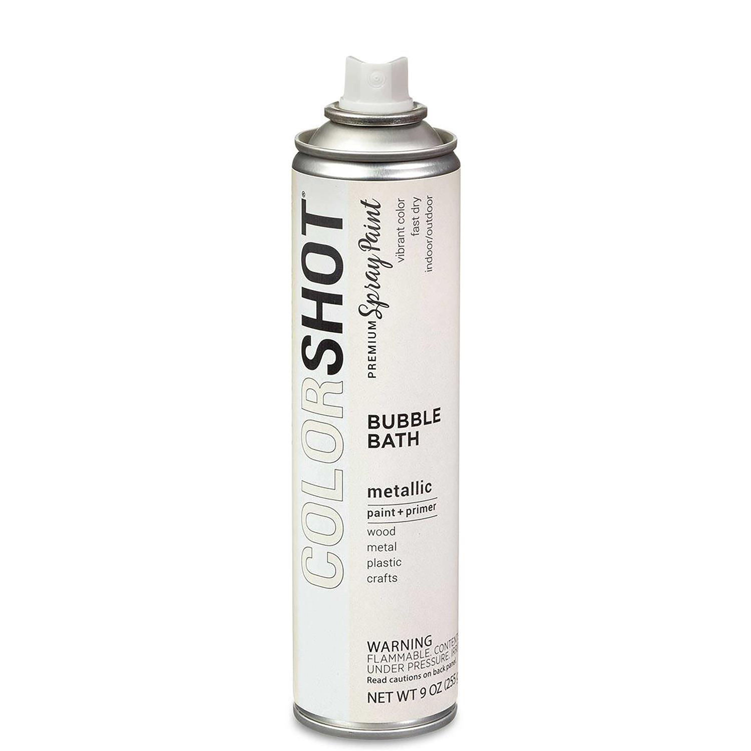 Colorshot Aerosol Metallic Spray Paint Bubble Bath - Cheap Fitting