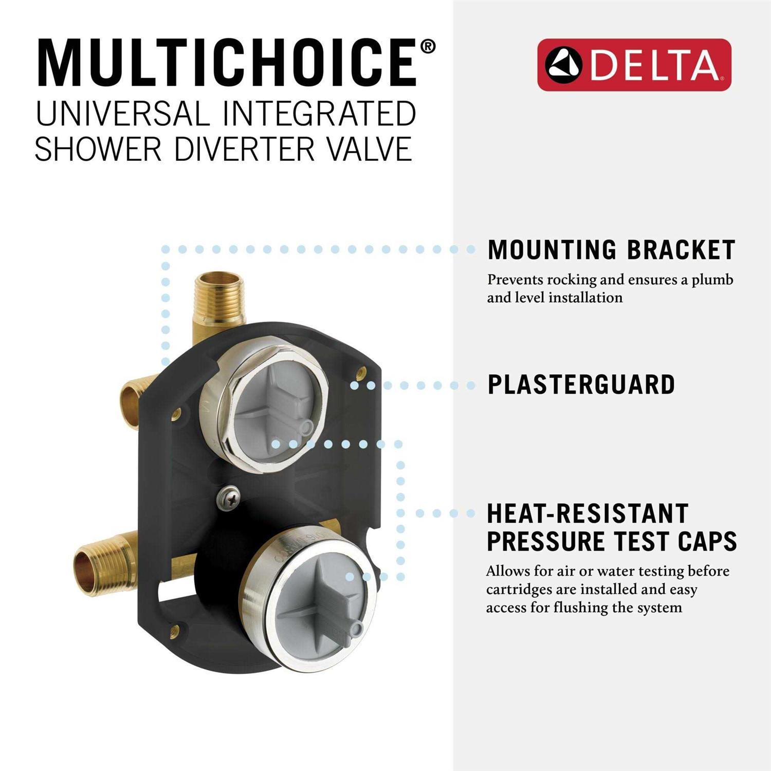 Delta R22000 MultiChoice Universal Integrated Shower Diverter Rough-In - Cheap Fitting